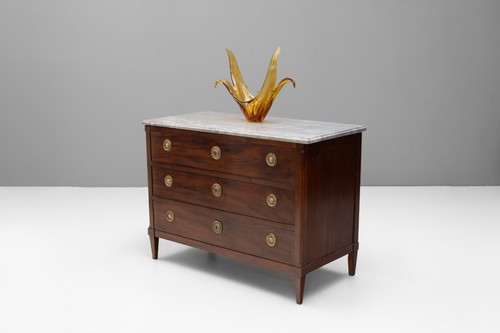 Mahogany commode - mahogany,