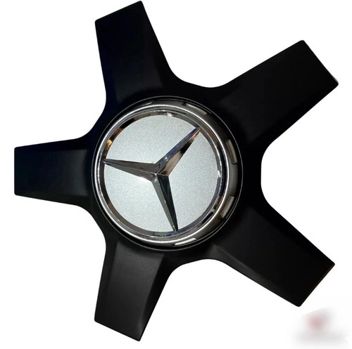 New mercedes matte black - black, wheel