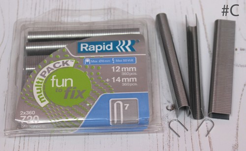Rapid staples for cable - staples, tacker