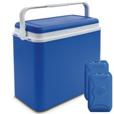 36L Insulated Ice Cooler Box Portable Chiller Box Camping Picnic Drink Container