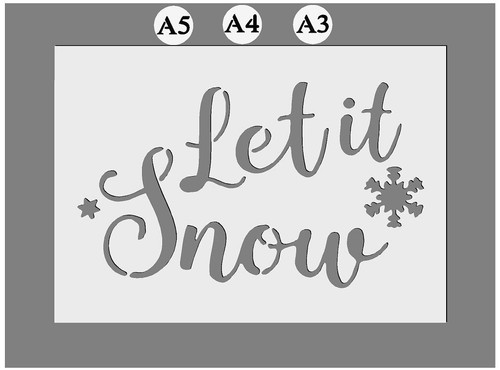Christmas theme stencil - christmas,