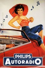 363639 Philips Car Radio Music Lady Dancing Automobile Vintage Poster