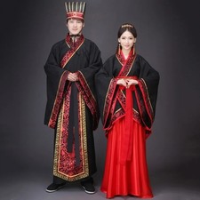 Chinese Ancient Clothes Hanfu Cosplay Outfit for Men and Women Adults Halloween