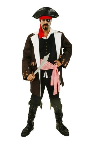 Mens caribbean pirate - pirate, costume