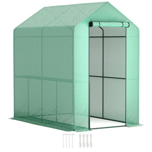 Walk greenhouse with - in,
