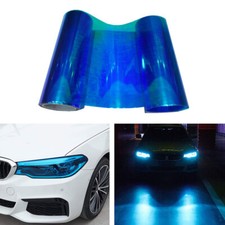 Chameleon Blue Tint Sticker Car Headlight Film Fog Light Wrap Accessories DIY