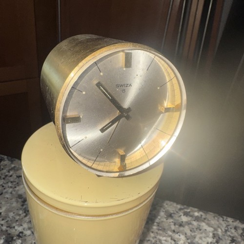 Scarce swiza clock - swiza, barrel