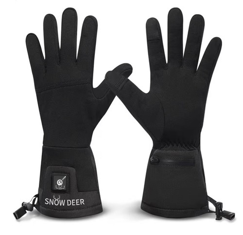 Snow deer heated gloves liner - snow,
