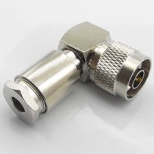 N Plug Right Angle for LMR240 RG8X Mini8 Male Cable Clamp Elbow Mini-8 N Type