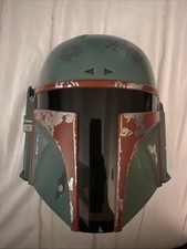 2009 Hasbro Star Wars Boba Fett Electronic Full Helmet Sound NO ANTENNA