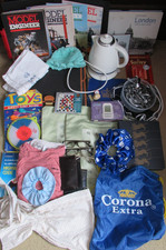 Box of bric-a-brac for car