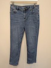 Ladies Mantaray Slim Crop Blue