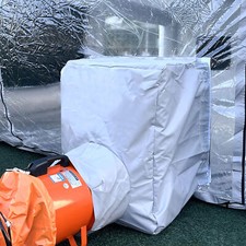 Exhaust Ventilation Device for Inflatable Spray Paint Booth