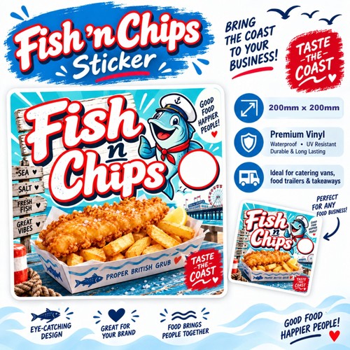 Fish chips catering - chips, van