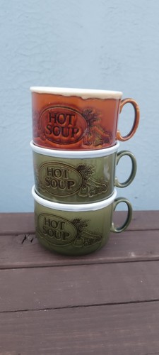Three vintage eit - soup, bowls