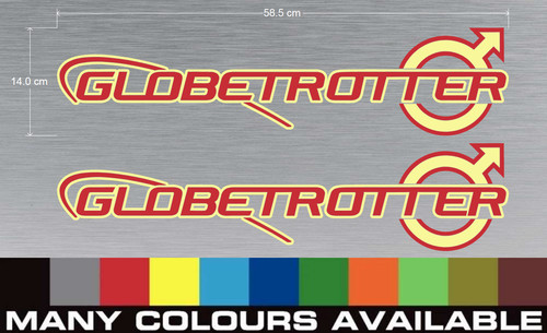 Globetrotter window decals - window,