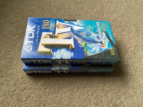 Blank vhs video tdk - blank,