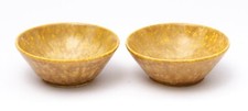 pair Ruskin Pottery laze glaze
