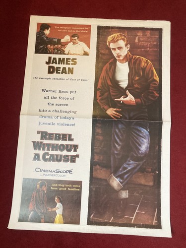 James dean poster rebel - james,