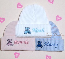 Baby newborn hat knitted