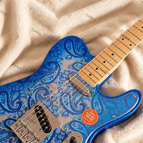New blue paisley electric - new,