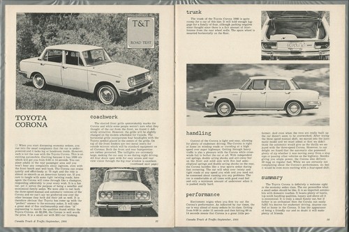 1966 toyota corona - road, test