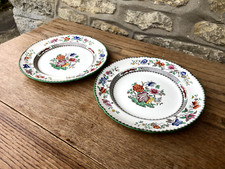 2x Copeland Spode 'Chinese Rose' (629599) Lunch Plates - 23cm Diameter - c.1910s