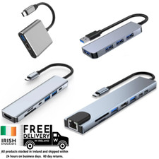 USB C HUB Adapter Multiport HDMI PD TF SD Card reader docking station