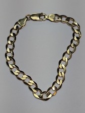 9CT GOLD CURB BRACELET