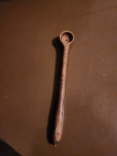 Vintage wooden salt snuff - salt,