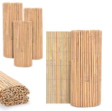 4M Heavy Duty Bamboo Fence Screening Outdoor Slat Garden Fencing Privacy Panel