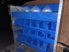 AutoRack Heavy Duty Van Racking Shelving with Plastic Storage Bins 100*110*28 cm