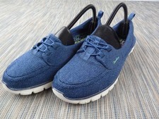 Skechers Shoes Womens UK 6.5 Navy Loafers Slip On Air Cooled Memory Foam Casual