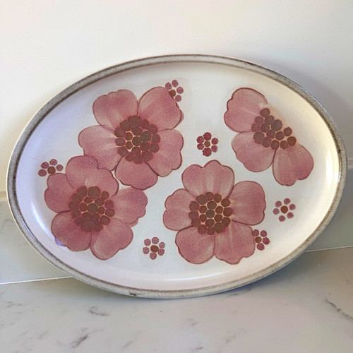 Vintage 1970s denby plate - vintage,