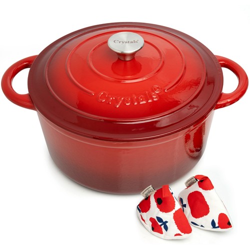 Cast iron casserole dish pot - cast,