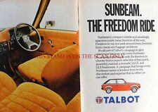 Talbot SUNBEAM 2-Door Saloon