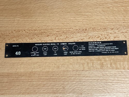 Original wem pa amp - original,