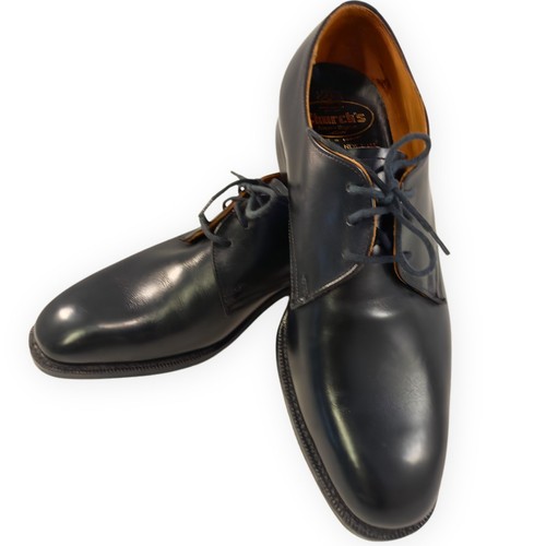 Churchs black leather shoes - leather,