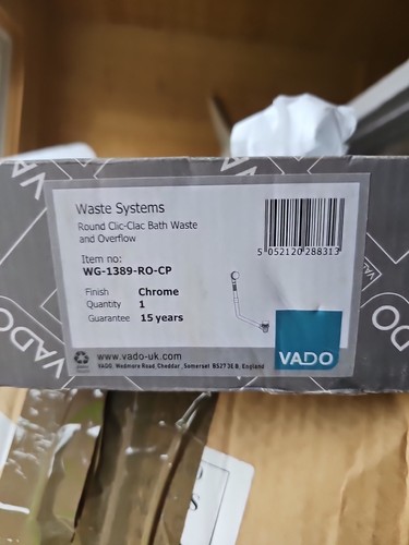 Vado waste systems round - vado,