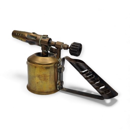 Vintage brass blowtorch - vintage,
