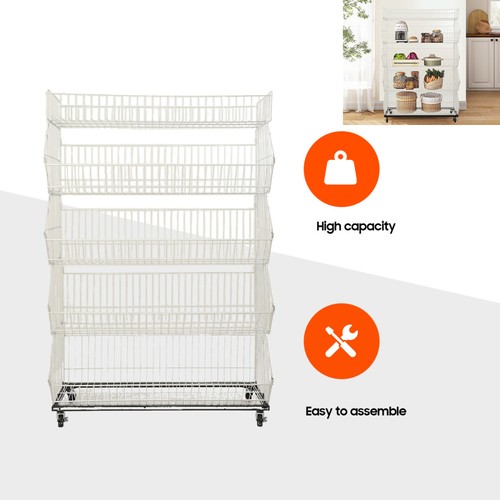 Fruit veg storage basket - veg, 5