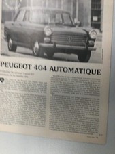 PeugeotArt36 Article Road Test 1967 Peugeot 404 Automatic July 1967 3 page