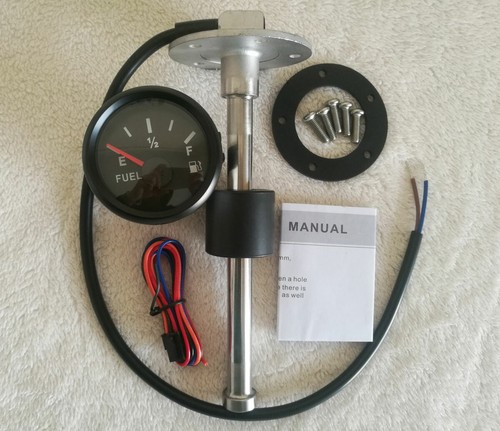 52mm black fuel level gauge - level,