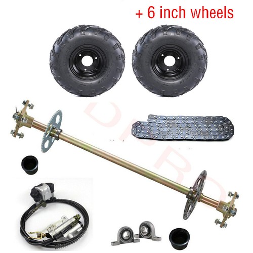 740mm rear axle kit - 740mm,