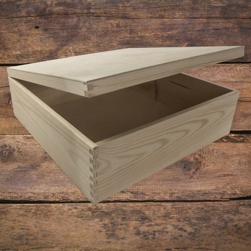 Large deep square wooden - deep, |