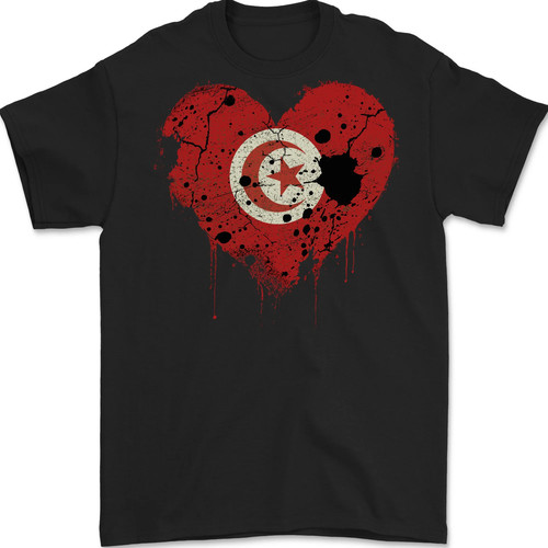 Love tunisia flag - tunisia, tunisian
