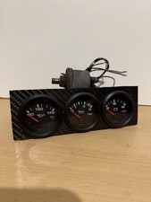 VDO gauges single din carbon