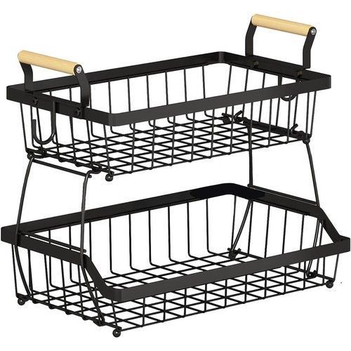 Tier metal fruit basket - tier,