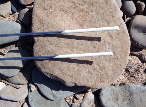 Ghost hunt rods pair - x, white
