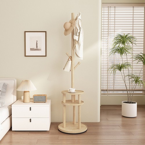Wooden coat stand - wooden,